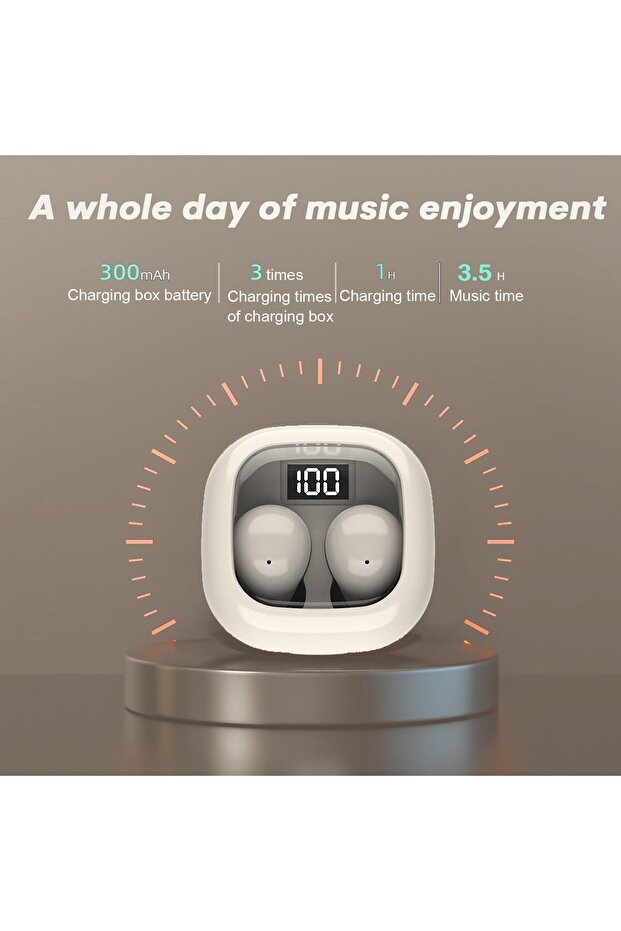 سماعات أذن صغيرة غير مرئية: أصغر سماعات بلوتوث لاسلكية، صغيرة الحجم، غير ظاهرة - 3