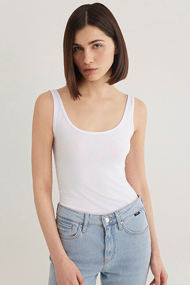 Kadın Askılı Basic Atlet - 1