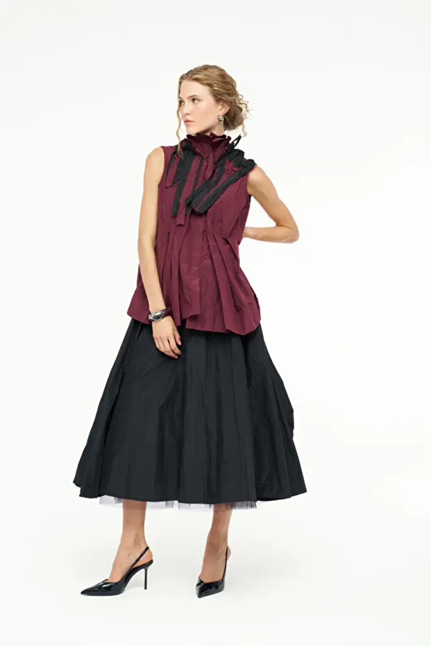 Adhara Bluz - Bordo - 3