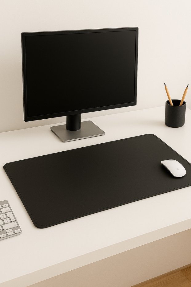 Pu Leather Desk Mat Mousepad Waterproof Desk Mat for Laptop/Office/Home (35 X 75)