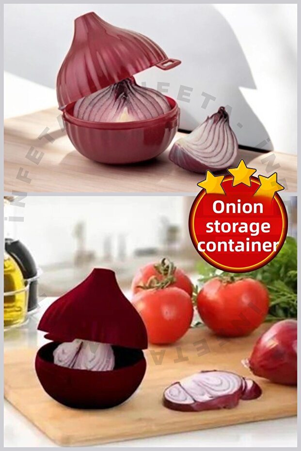 Onion Storage Container -Anti-Odor Practical Onion Storage Container