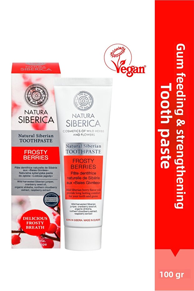 Natural Siberian Toothpaste Frosty Berries, 100 g