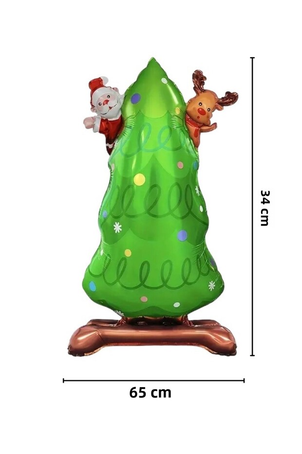 بالون حفلات على شكل شجرة الصنوبر الخضراء - 2