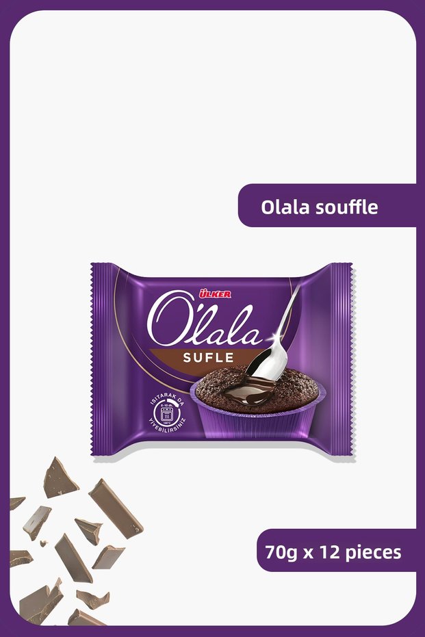 O'Lala Soufflé - 70 Grams - 12 Pieces