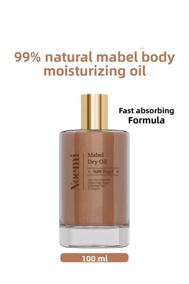 99% Natural Mabel Body Moisturizing Oil - Nourishing, Revitalizing, Brightening Dry Oil