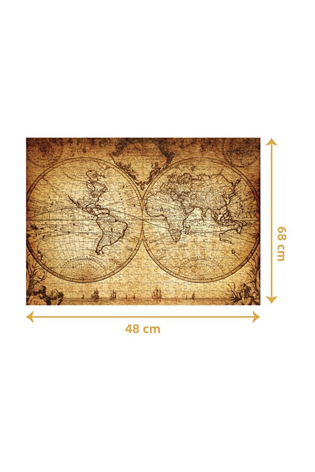 لغز خريطة العالم 1000 قطعة - 2