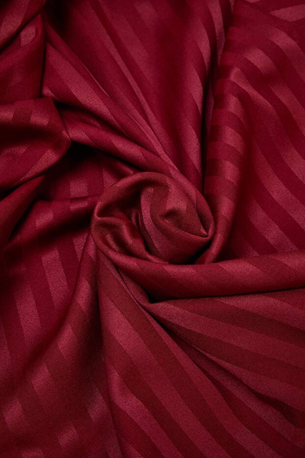 Çift Kişilik Yılbaşı Temalı Pamuk-Saten Çizgili Nevresim Takımı 200x220cm TPHAW26CKN00025 - 5