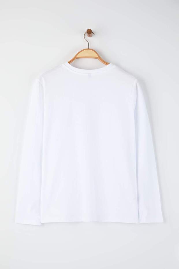 Çok Renkli 3'lü Paket Regular/Normal Kalıp Basic Bisiklet Yaka Örme T-Shirt TBBAW26BF00004 - 15