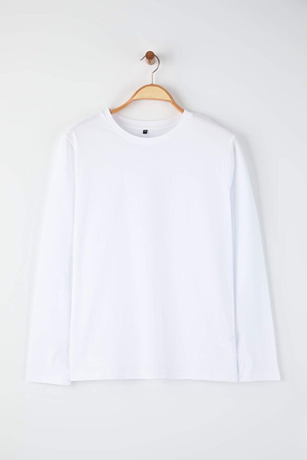 Çok Renkli 3'lü Paket Regular/Normal Kalıp Basic Bisiklet Yaka Örme T-Shirt TBBAW26BF00004 - 14