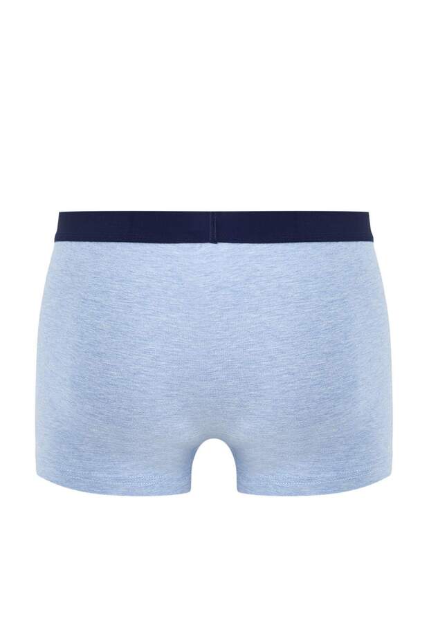 Çok Renkli 3'lü Paket Ayı Baskılı-Düz Esnek Pamuklu Boxer TMNSS25BX00008 - 7