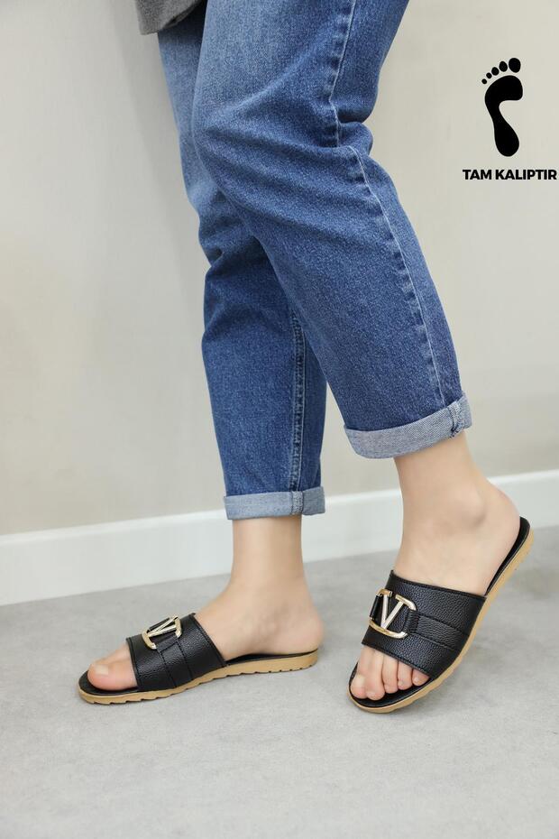 Women's Comfortable Summer Holiday Daily Home Buckle Written Slippers 935za120