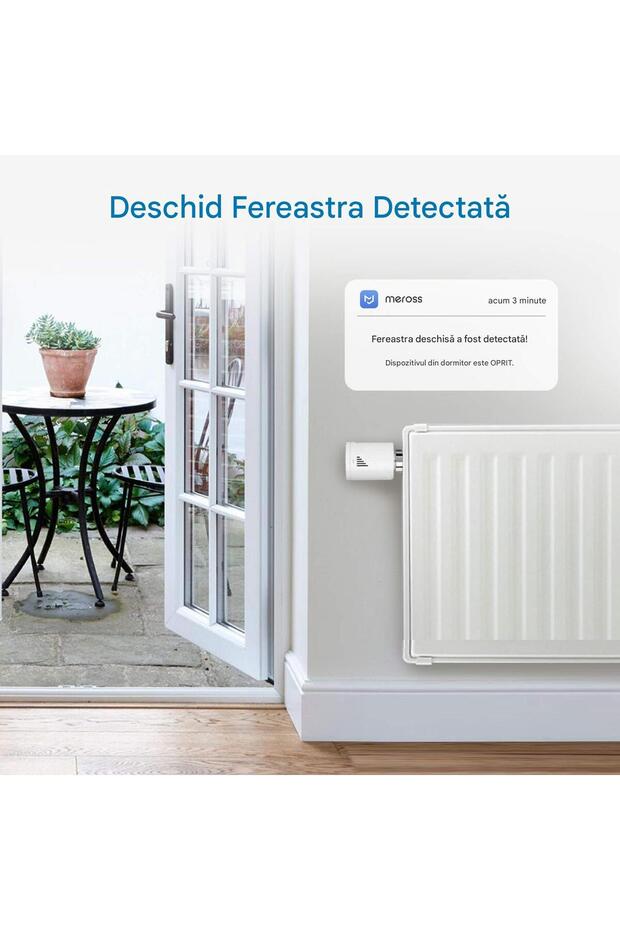 Termostat inteligent WiFi cu Hub Control vocal (Alexa/Google), Aplicație mobilă, Progr săptămânală - 4