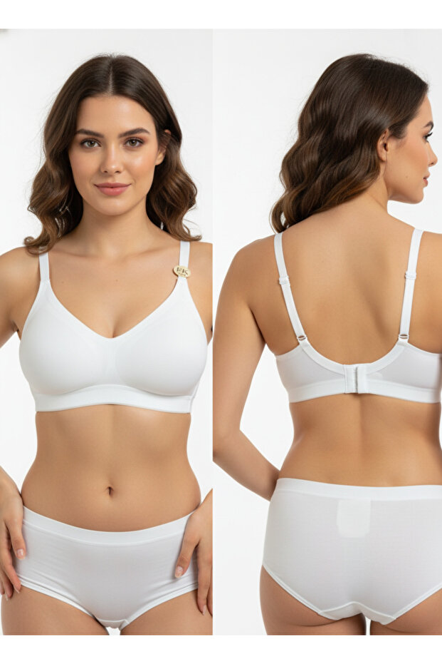 Women's Lingerie Laser Cut Push up Bra Without Underwire