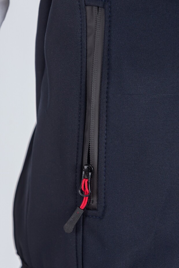 Softshell Dik Yaka Erkek Yelek - 5