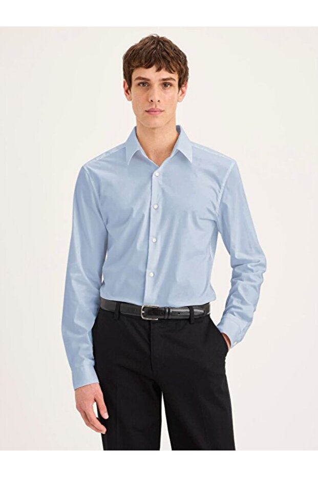 Workday Slim Fit Gömlek - 1