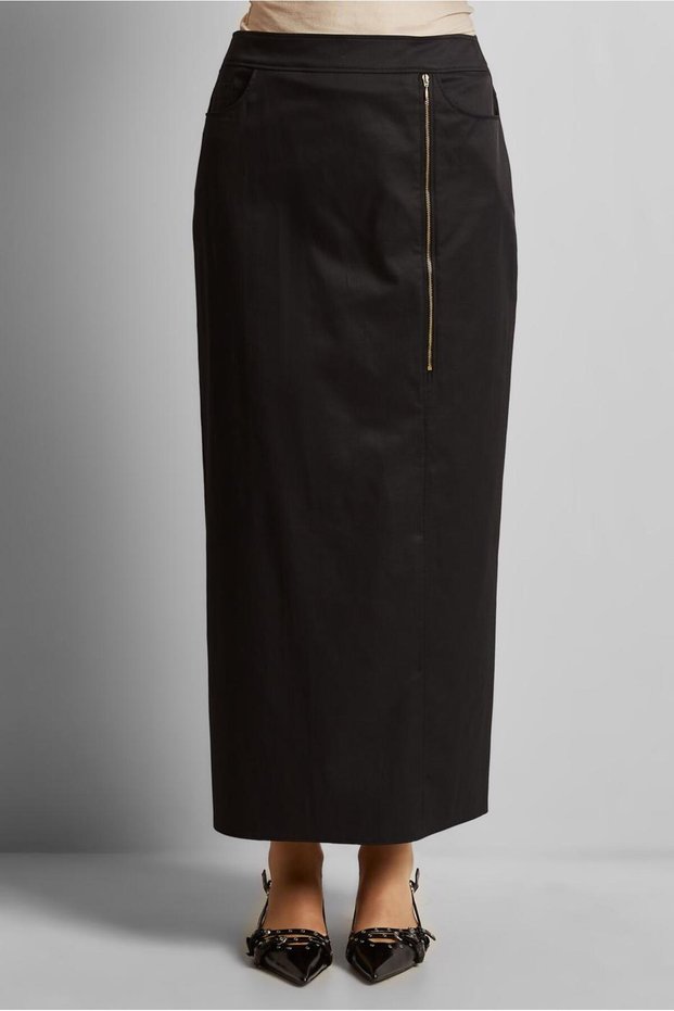Cotton Straight Cut Skirt 60692