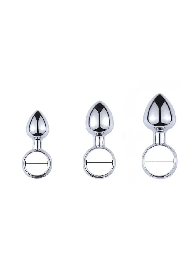 3’lü Çelik Mini Anal Plug Başlangıç Kitleri - 1