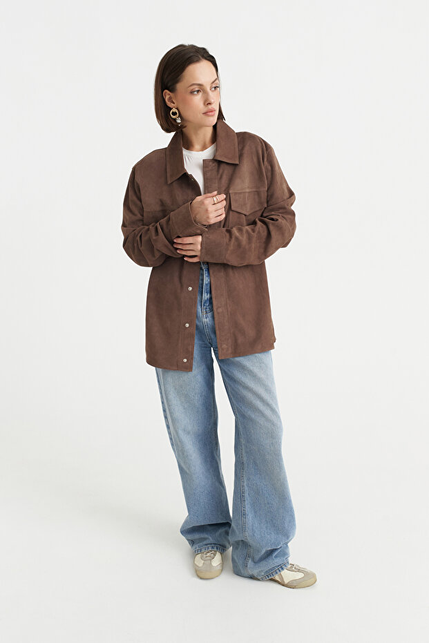 Unisex Gömlek Suet - 1