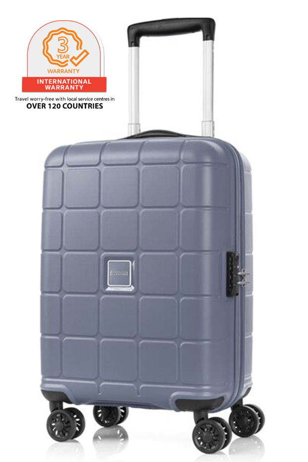 Hundo Suitcase 55 cm or 20 inch Spinner Polypropylene Flinstone TSA Lock