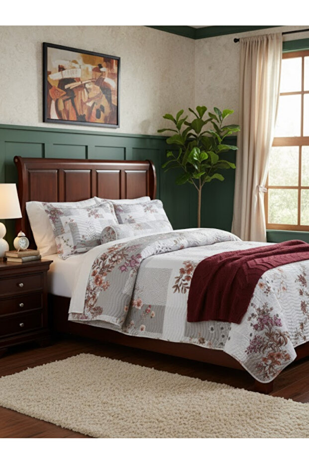 Lucia Tek Kişilik 2 Parça Yatak Örtüsü Takımı - Pike set - 6