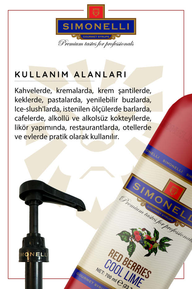 Cool Lime Red Berry Özü 700 ml Pompa Hediyeli - 3