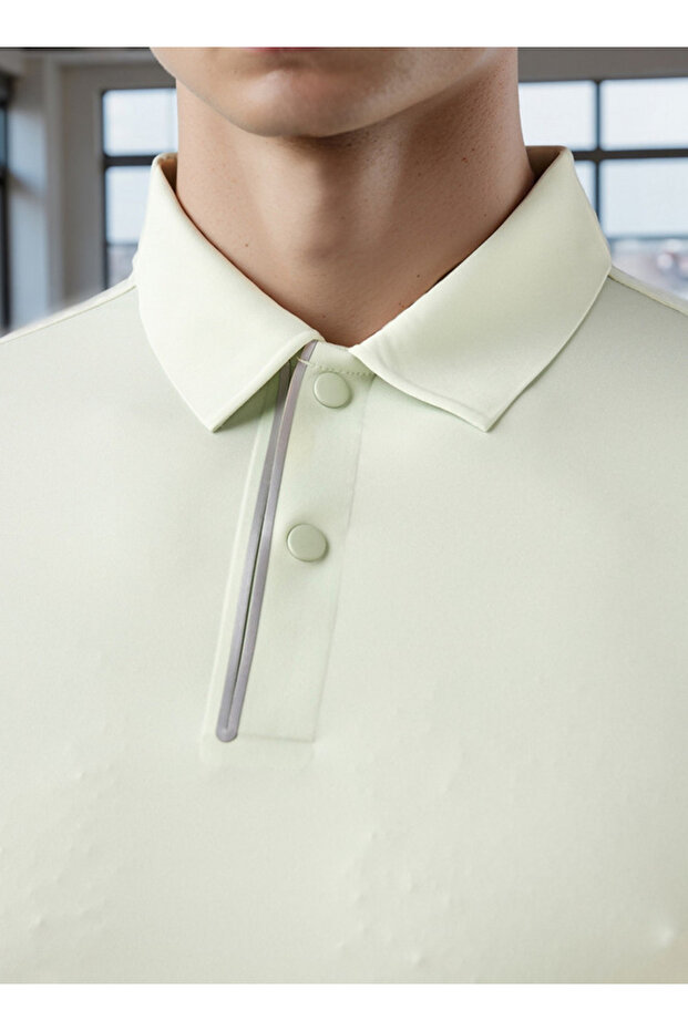 تي شيرت بولو مقسم - 4