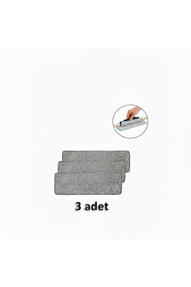 Tablet Mop Microfiber Yedek Bez 3 Adet - 2
