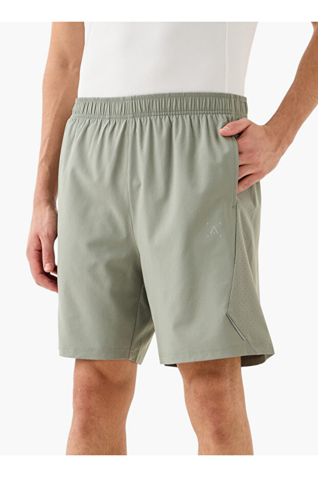 شورت أداء بلوحة مثقبة - 1