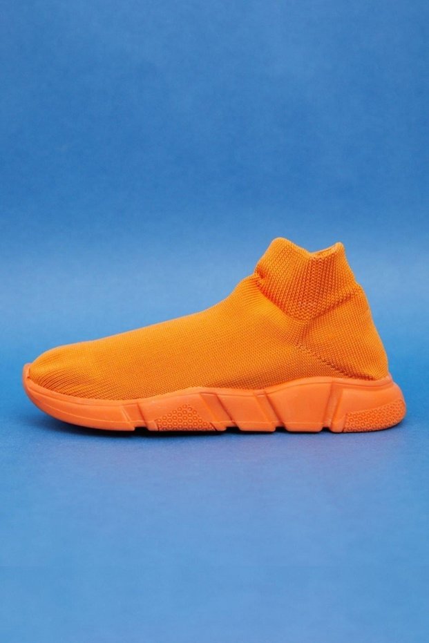 Superb Socks Shoes Orange