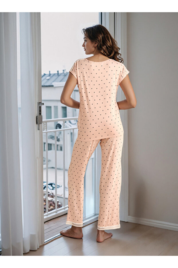 طقم بيجامة مطبوع - 4