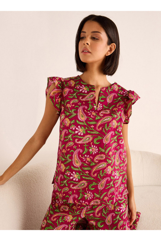 Printed Pyjama Set - 2