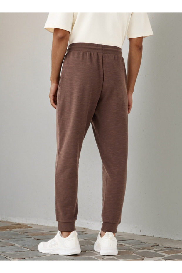 Textured Joggers with Pockets - 3