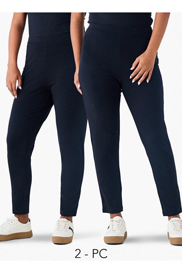 Set of 2 - Plus Size Ulla Popken Leggings
