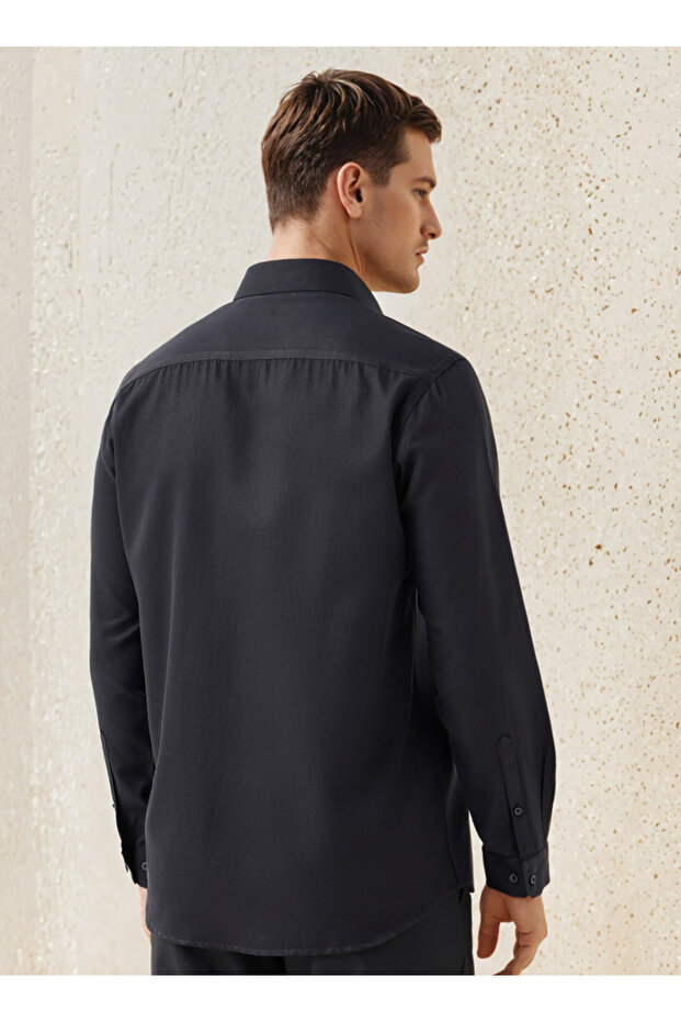 Solid Formal Dobby Shirts - 3