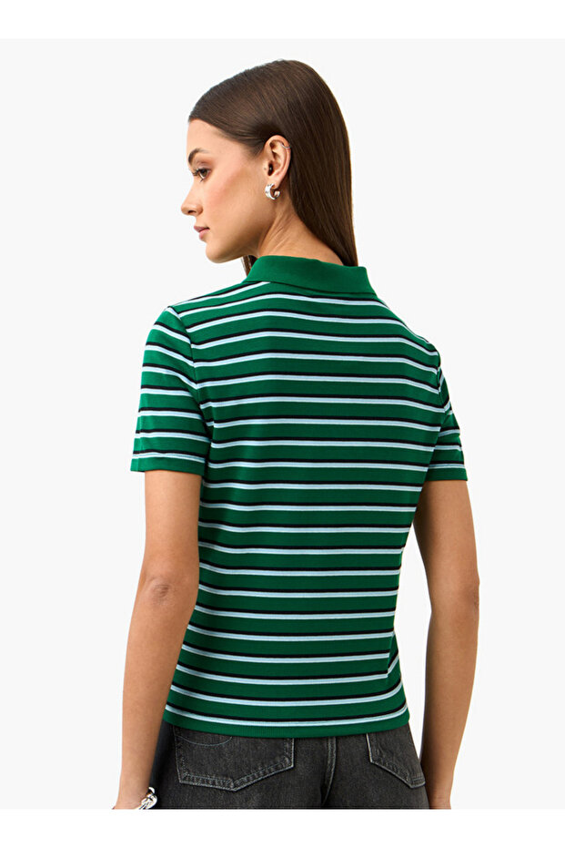 Rib Polo Tee - 3