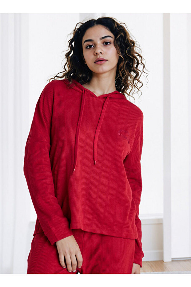 Waffle Textured Pyjama Set - 2