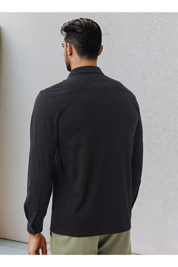 قميص بقصة عادية - 3