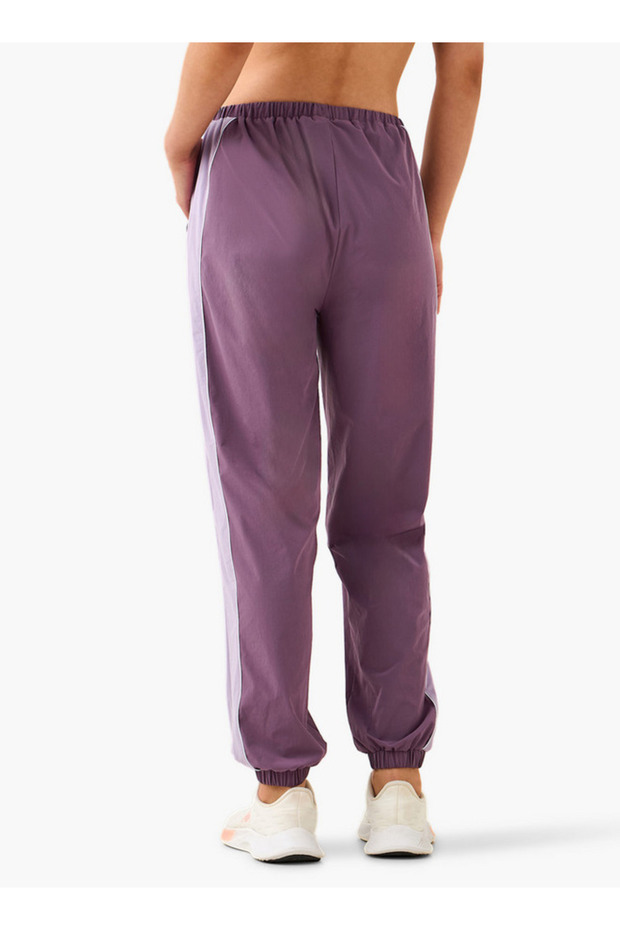 Colourblock Joggers with Pockets - 3