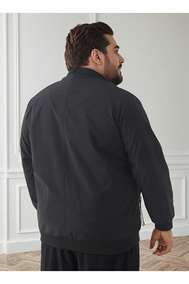 جاكيت بومبر رجالي بقصّة عادية وسحّاب - 3