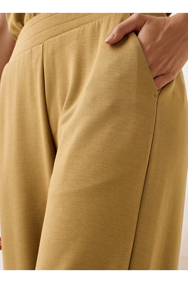 بنطال رياضي سادة من المودال مع جيوب - 4