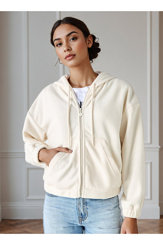 Polar Fleece Elasticated Waistband Jacket