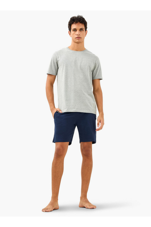 Drawstring Closure Shorts Set - 1