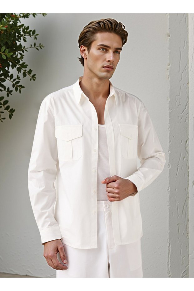 Shirt with Chest Pockets