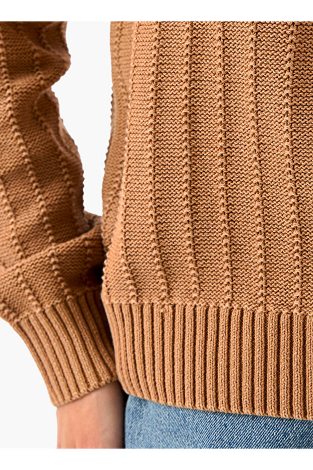 Washed Pull On Sweater - 4