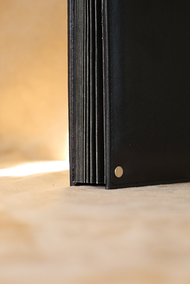 Black Leather Signature Folder - Mapa Presentation File - Document Folder (10 Sheets) - 4