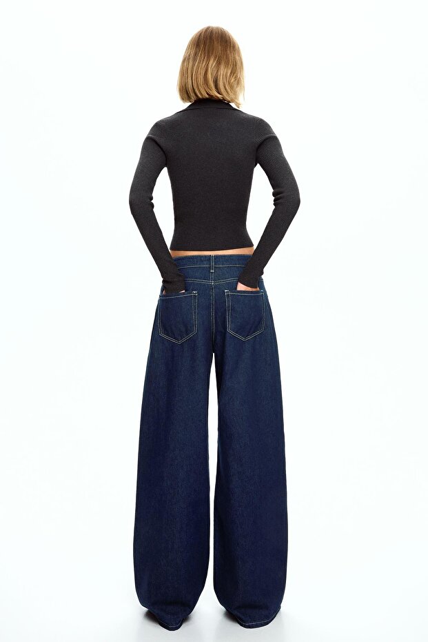 Geniş paça jean - 3