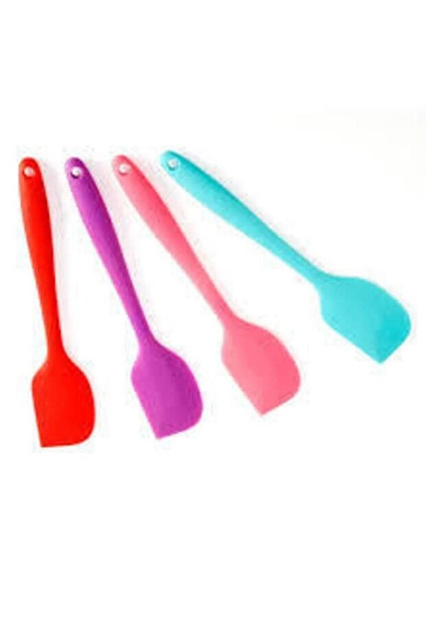 Komple Silikon Yassı Spatula Asorti - 3