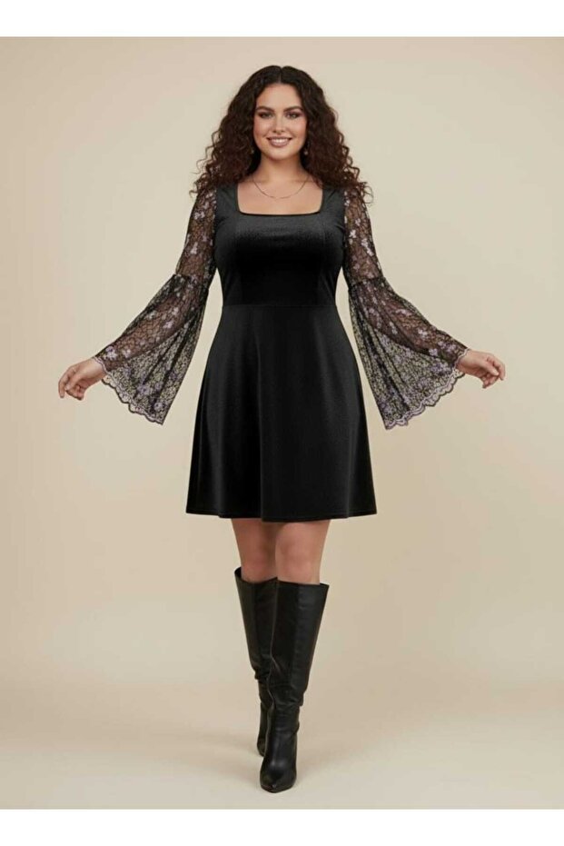 Suni deri elbise - 1