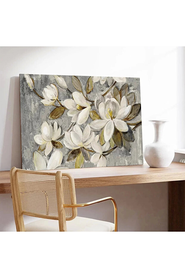 Manolya Çiçeği Kanvas Tablo - 3