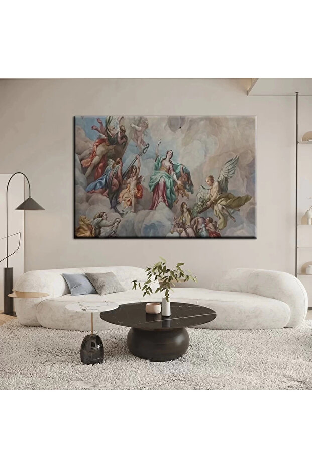 Mitolojik Çatışma Kanvas Tablo - 1